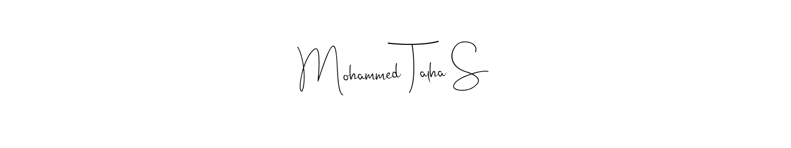 You can use this online signature creator to create a handwritten signature for the name Mohammed Talha S. This is the best online autograph maker. Mohammed Talha S signature style 4 images and pictures png