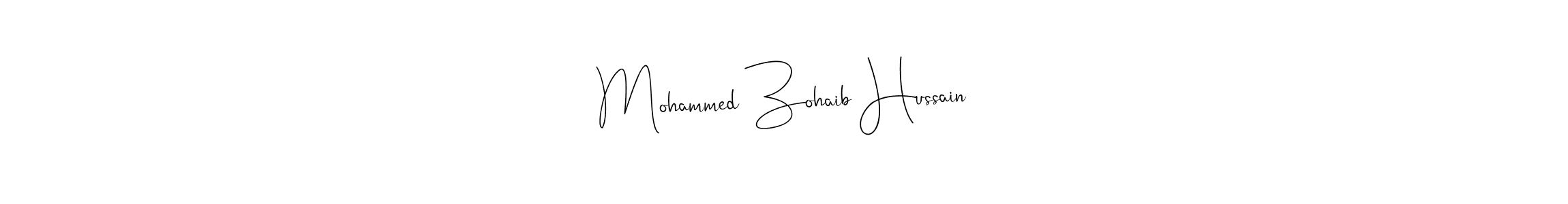 How to make Mohammed Zohaib Hussain signature? Andilay-7BmLP is a professional autograph style. Create handwritten signature for Mohammed Zohaib Hussain name. Mohammed Zohaib Hussain signature style 4 images and pictures png