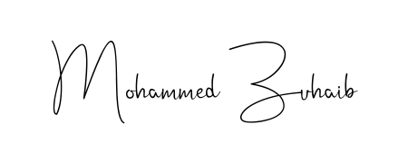 A dynamic signature style for Mohammed Zuhaib using Andilay-7BmLP script. Designed to look authentic, handwritten, and professional. Mohammed Zuhaib signature style 4 images and pictures png