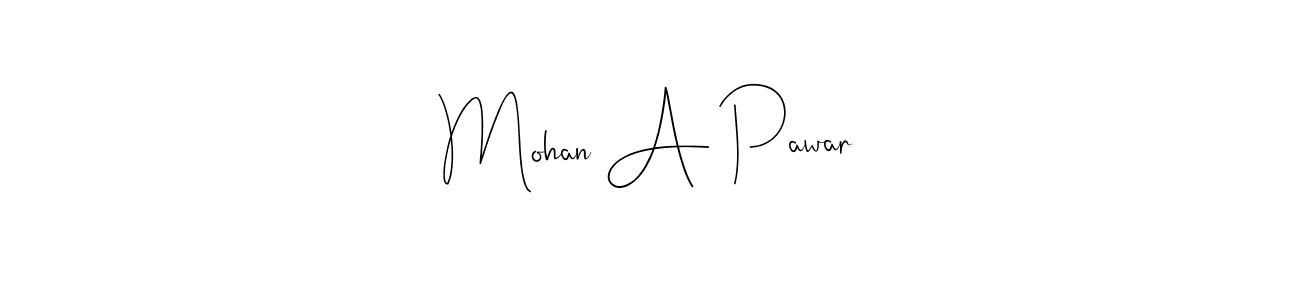 Similarly Andilay-7BmLP is the best handwritten signature design. Signature creator online .You can use it as an online autograph creator for name Mohan A Pawar. Mohan A Pawar signature style 4 images and pictures png