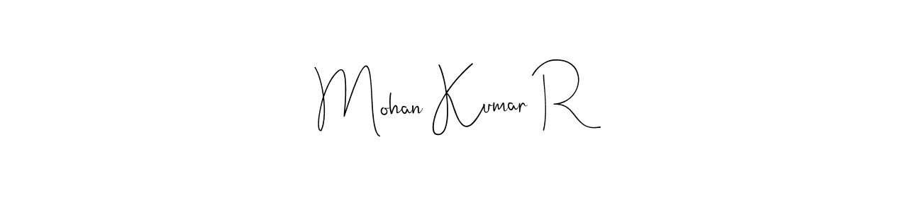 Also You can easily find your signature by using the search form. We will create Mohan Kumar R name handwritten signature images for you free of cost using Andilay-7BmLP sign style. Mohan Kumar R signature style 4 images and pictures png
