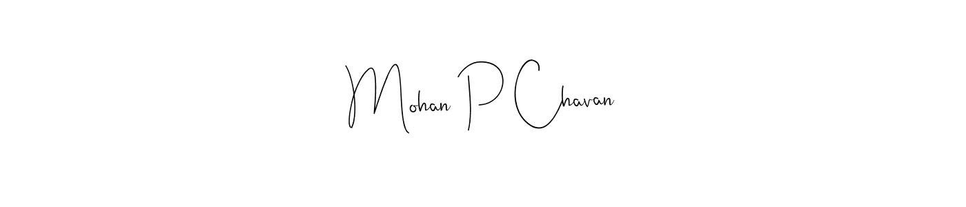 Also You can easily find your signature by using the search form. We will create Mohan P Chavan name handwritten signature images for you free of cost using Andilay-7BmLP sign style. Mohan P Chavan signature style 4 images and pictures png