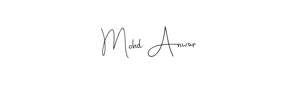 Mohd Anwar stylish signature style. Best Handwritten Sign (Andilay-7BmLP) for my name. Handwritten Signature Collection Ideas for my name Mohd Anwar. Mohd Anwar signature style 4 images and pictures png