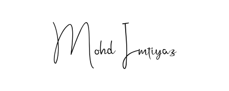 Give your name Mohd Imtiyaz an exquisite flair with the Andilay-7BmLP script font. Ideal for contracts, resumes, and formal letterheads. Mohd Imtiyaz signature style 4 images and pictures png