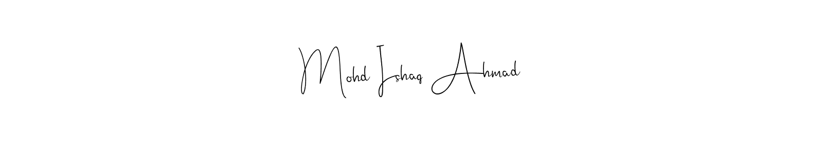 The best way (Andilay-7BmLP) to make a short signature is to pick only two or three words in your name. The name Mohd Ishaq Ahmad include a total of six letters. For converting this name. Mohd Ishaq Ahmad signature style 4 images and pictures png