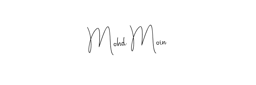 How to make Mohd Moin name signature. Use Andilay-7BmLP style for creating short signs online. This is the latest handwritten sign. Mohd Moin signature style 4 images and pictures png
