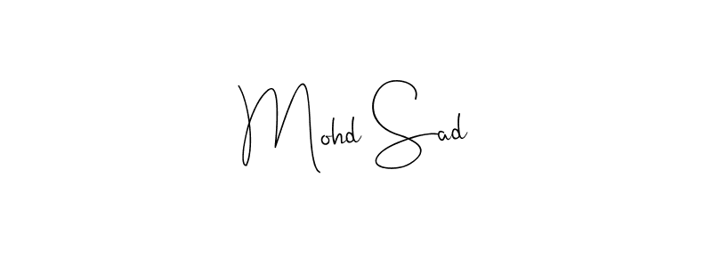 This is the best signature style for the Mohd Sad name. Also you like these signature font (Andilay-7BmLP). Mix name signature. Mohd Sad signature style 4 images and pictures png