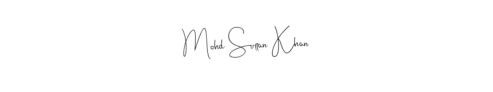 Andilay-7BmLP is a professional signature style that is perfect for those who want to add a touch of class to their signature. It is also a great choice for those who want to make their signature more unique. Get Mohd Sultan Khan name to fancy signature for free. Mohd Sultan Khan signature style 4 images and pictures png