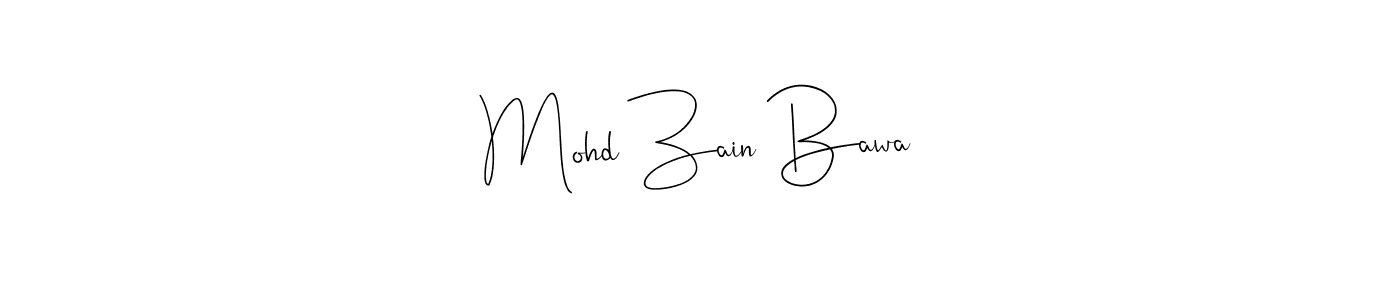 Make a beautiful signature design for name Mohd Zain Bawa. Use this online signature maker to create a handwritten signature for free. Mohd Zain Bawa signature style 4 images and pictures png