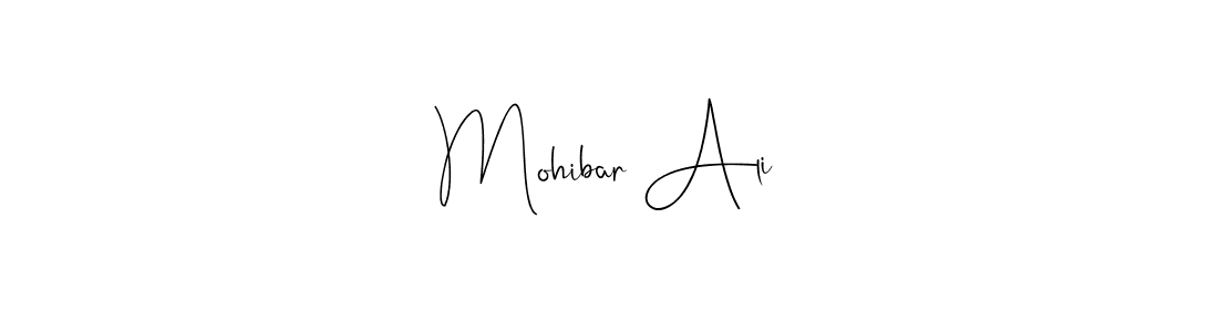 The best way (Andilay-7BmLP) to make a short signature is to pick only two or three words in your name. The name Mohibar Ali include a total of six letters. For converting this name. Mohibar Ali signature style 4 images and pictures png