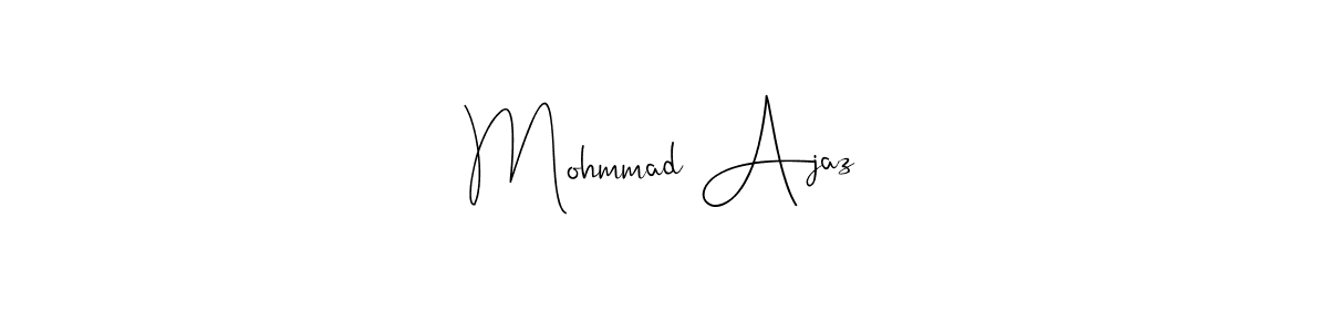 Similarly Andilay-7BmLP is the best handwritten signature design. Signature creator online .You can use it as an online autograph creator for name Mohmmad Ajaz. Mohmmad Ajaz signature style 4 images and pictures png