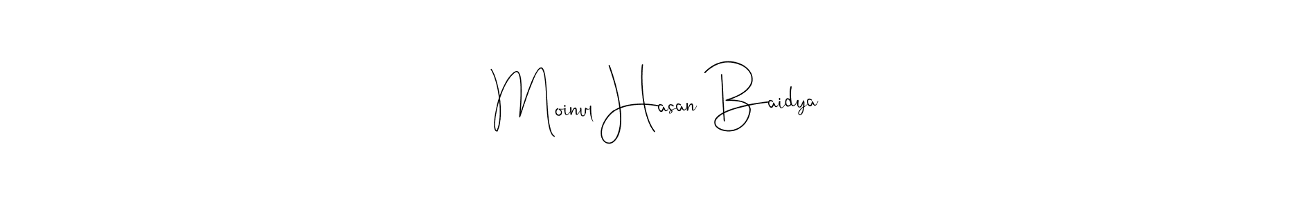 Here are the top 10 professional signature styles for the name Moinul Hasan Baidya. These are the best autograph styles you can use for your name. Moinul Hasan Baidya signature style 4 images and pictures png