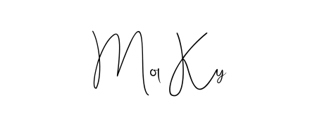 Transform the name Mol Ky into a signature masterpiece using Andilay-7BmLP font. Ideal for photographers, artists, and creators looking for watermarks. Mol Ky signature style 4 images and pictures png