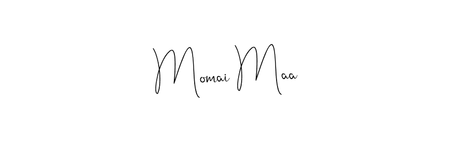 How to make Momai Maa signature? Andilay-7BmLP is a professional autograph style. Create handwritten signature for Momai Maa name. Momai Maa signature style 4 images and pictures png