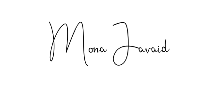 The Andilay-7BmLP typeface gives name Mona Javaid a refined look. Suitable for certificates, diplomas, and official verification. Mona Javaid signature style 4 images and pictures png