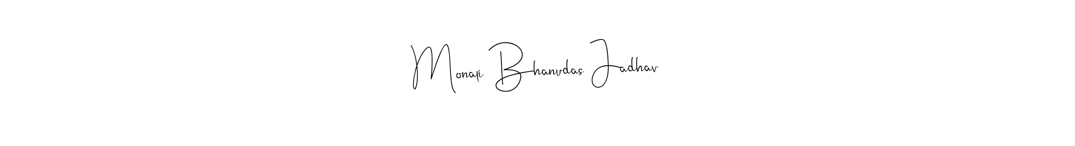 Monali Bhanudas Jadhav stylish signature style. Best Handwritten Sign (Andilay-7BmLP) for my name. Handwritten Signature Collection Ideas for my name Monali Bhanudas Jadhav. Monali Bhanudas Jadhav signature style 4 images and pictures png