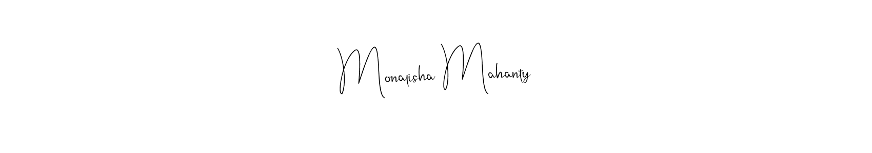 How to make Monalisha Mahanty name signature. Use Andilay-7BmLP style for creating short signs online. This is the latest handwritten sign. Monalisha Mahanty signature style 4 images and pictures png