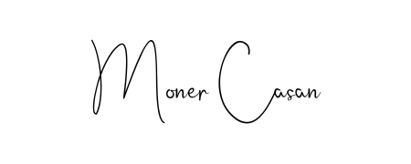 Create an unforgettable impression when signing with Moner Casan name styled in Andilay-7BmLP typography. 100% free online generator. Moner Casan signature style 4 images and pictures png