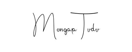 Discover the perfect balance of readability and style for Mongala Tudu with Andilay-7BmLP font. Create your dream signature today. Mongala Tudu signature style 4 images and pictures png