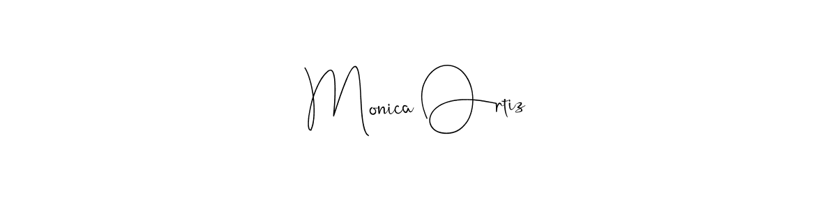 Design your own signature with our free online signature maker. With this signature software, you can create a handwritten (Andilay-7BmLP) signature for name Monica Ortiz. Monica Ortiz signature style 4 images and pictures png