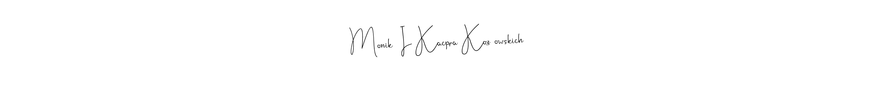 Similarly Andilay-7BmLP is the best handwritten signature design. Signature creator online .You can use it as an online autograph creator for name Monikę I Kacpra Kozłowskich. Monikę I Kacpra Kozłowskich signature style 4 images and pictures png