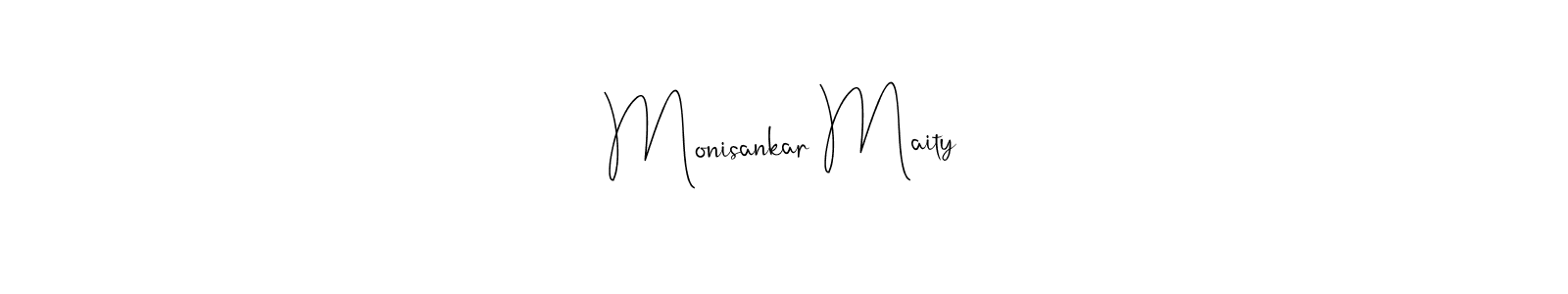 Make a beautiful signature design for name Monisankar Maity. With this signature (Andilay-7BmLP) style, you can create a handwritten signature for free. Monisankar Maity signature style 4 images and pictures png