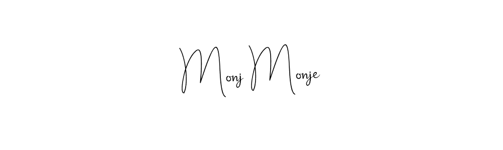 How to Draw Monj Monje signature style? Andilay-7BmLP is a latest design signature styles for name Monj Monje. Monj Monje signature style 4 images and pictures png