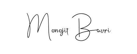 Make your name Monojit Bauri memorable on every contract using Andilay-7BmLP autograph style. Instant transparent background export available. Monojit Bauri signature style 4 images and pictures png
