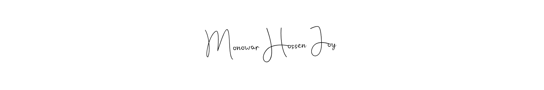 See photos of Monowar Hossen Joy official signature by Spectra . Check more albums & portfolios. Read reviews & check more about Andilay-7BmLP font. Monowar Hossen Joy signature style 4 images and pictures png