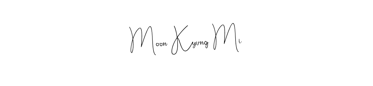 It looks lik you need a new signature style for name Moon Kyung Mi. Design unique handwritten (Andilay-7BmLP) signature with our free signature maker in just a few clicks. Moon Kyung Mi signature style 4 images and pictures png