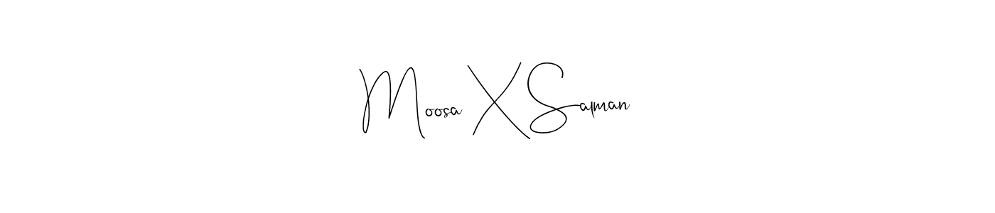 Check out images of Autograph of Moosa X Salman name. Actor Moosa X Salman Signature Style. Andilay-7BmLP is a professional sign style online. Moosa X Salman signature style 4 images and pictures png