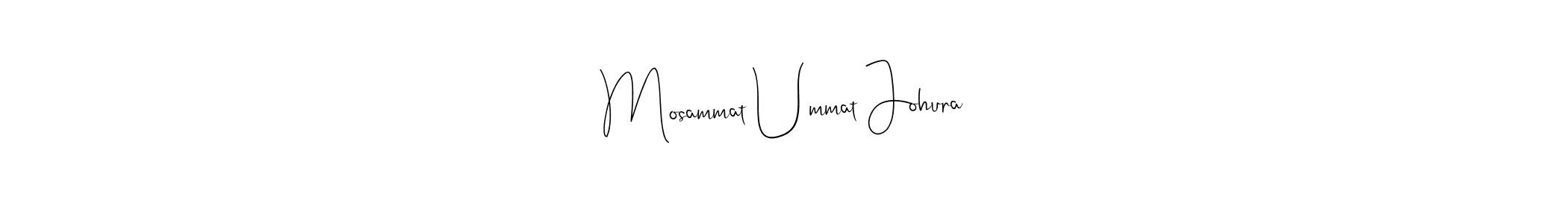 It looks lik you need a new signature style for name Mosammat Ummat Johura. Design unique handwritten (Andilay-7BmLP) signature with our free signature maker in just a few clicks. Mosammat Ummat Johura signature style 4 images and pictures png