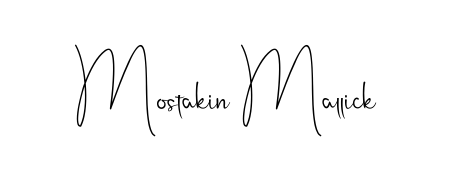 Make a beautiful signature design for name Mostakin Mallick. Use this online signature maker to create a handwritten signature for free. Mostakin Mallick signature style 4 images and pictures png