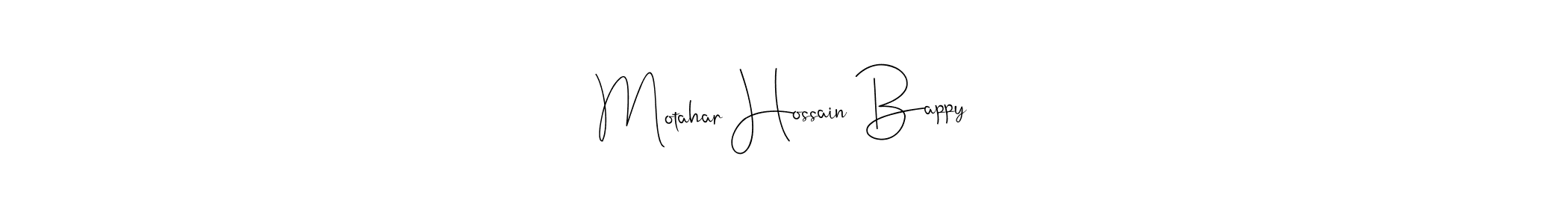 Motahar Hossain Bappy stylish signature style. Best Handwritten Sign (Andilay-7BmLP) for my name. Handwritten Signature Collection Ideas for my name Motahar Hossain Bappy. Motahar Hossain Bappy signature style 4 images and pictures png