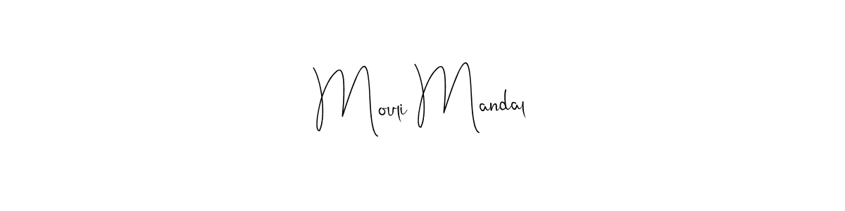 This is the best signature style for the Mouli Mandal name. Also you like these signature font (Andilay-7BmLP). Mix name signature. Mouli Mandal signature style 4 images and pictures png