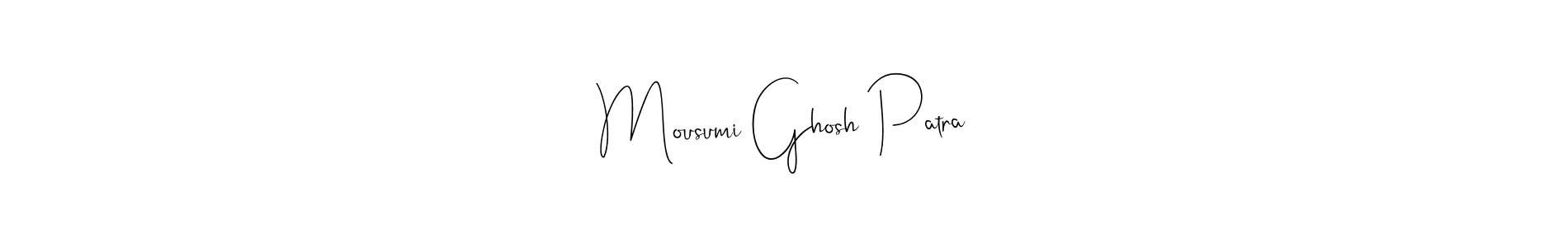 How to Draw Mousumi Ghosh Patra signature style? Andilay-7BmLP is a latest design signature styles for name Mousumi Ghosh Patra. Mousumi Ghosh Patra signature style 4 images and pictures png