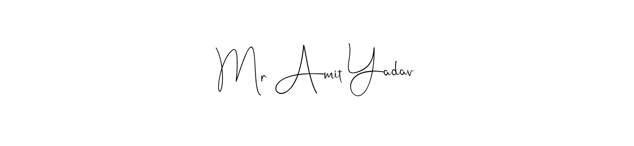 Also You can easily find your signature by using the search form. We will create Mr Amit Yadav name handwritten signature images for you free of cost using Andilay-7BmLP sign style. Mr Amit Yadav signature style 4 images and pictures png