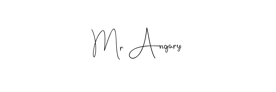 Also You can easily find your signature by using the search form. We will create Mr Angary name handwritten signature images for you free of cost using Andilay-7BmLP sign style. Mr Angary signature style 4 images and pictures png