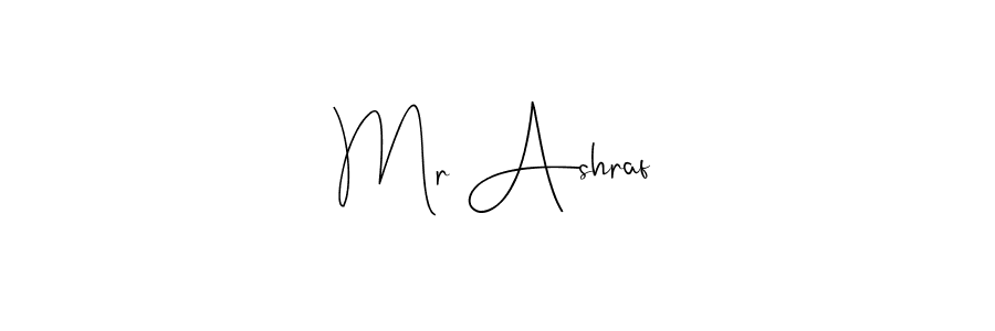 Make a beautiful signature design for name Mr Ashraf. Use this online signature maker to create a handwritten signature for free. Mr Ashraf signature style 4 images and pictures png