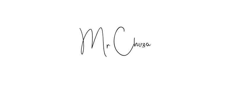 Make a beautiful signature design for name Mr Chuza. Use this online signature maker to create a handwritten signature for free. Mr Chuza signature style 4 images and pictures png
