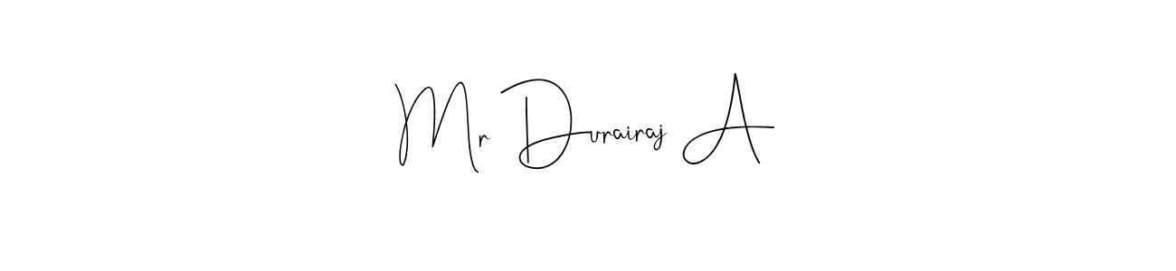 Here are the top 10 professional signature styles for the name Mr Durairaj A. These are the best autograph styles you can use for your name. Mr Durairaj A signature style 4 images and pictures png