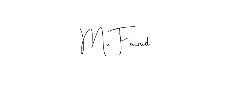 if you are searching for the best signature style for your name Mr Fawad. so please give up your signature search. here we have designed multiple signature styles  using Andilay-7BmLP. Mr Fawad signature style 4 images and pictures png