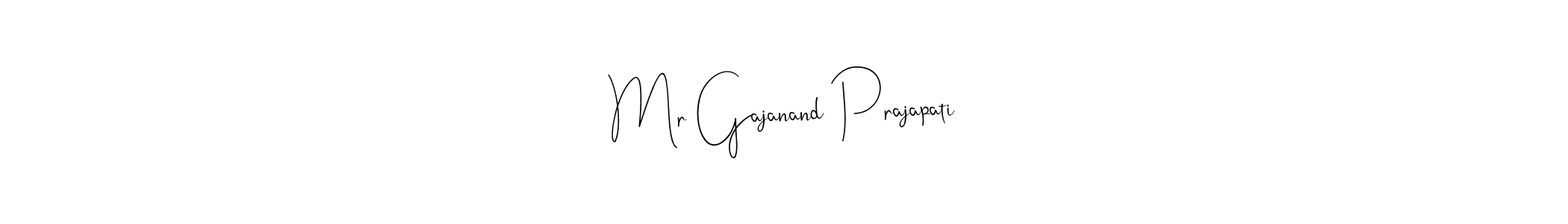 How to Draw Mr Gajanand Prajapati signature style? Andilay-7BmLP is a latest design signature styles for name Mr Gajanand Prajapati. Mr Gajanand Prajapati signature style 4 images and pictures png