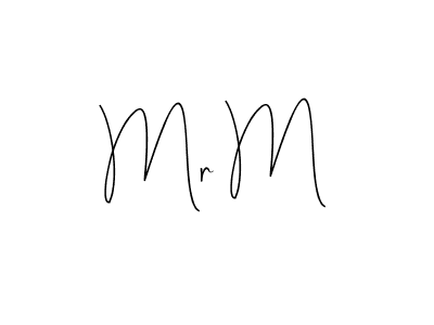 Design your own signature with our free online signature maker. With this signature software, you can create a handwritten (Andilay-7BmLP) signature for name Mr M. Mr M signature style 4 images and pictures png