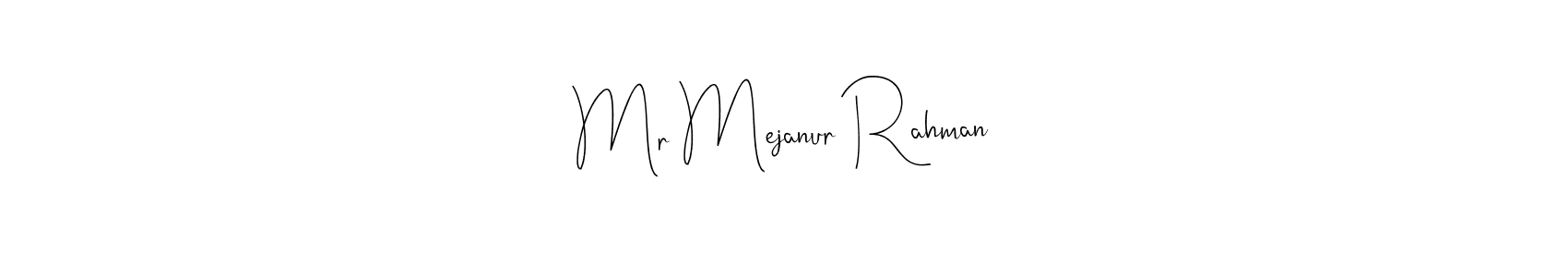 Similarly Andilay-7BmLP is the best handwritten signature design. Signature creator online .You can use it as an online autograph creator for name Mr Mejanur Rahman. Mr Mejanur Rahman signature style 4 images and pictures png