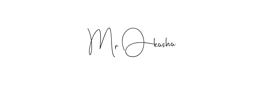 Also You can easily find your signature by using the search form. We will create Mr Okasha name handwritten signature images for you free of cost using Andilay-7BmLP sign style. Mr Okasha signature style 4 images and pictures png