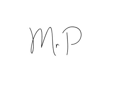 How to make Mr P signature? Andilay-7BmLP is a professional autograph style. Create handwritten signature for Mr P name. Mr P signature style 4 images and pictures png