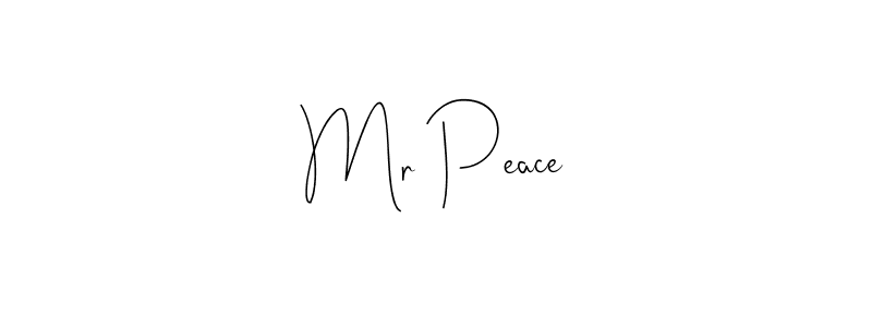 It looks lik you need a new signature style for name Mr Peace. Design unique handwritten (Andilay-7BmLP) signature with our free signature maker in just a few clicks. Mr Peace signature style 4 images and pictures png