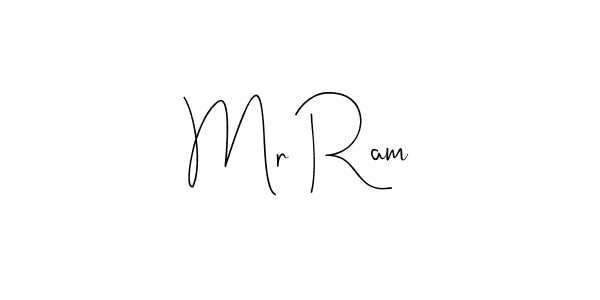 Mr Ram stylish signature style. Best Handwritten Sign (Andilay-7BmLP) for my name. Handwritten Signature Collection Ideas for my name Mr Ram. Mr Ram signature style 4 images and pictures png