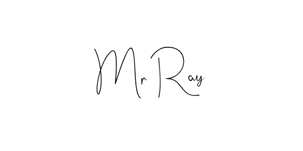 Use a signature maker to create a handwritten signature online. With this signature software, you can design (Andilay-7BmLP) your own signature for name Mr Ray. Mr Ray signature style 4 images and pictures png